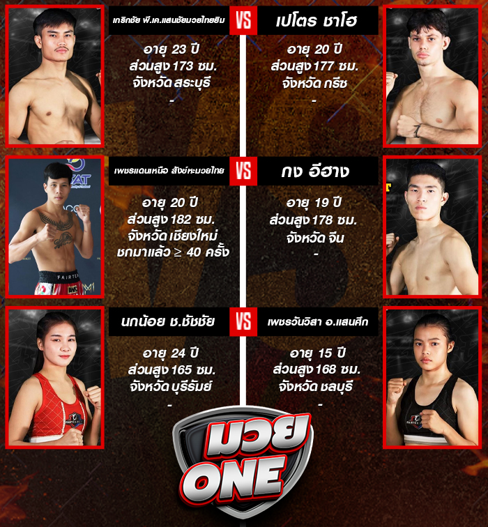 Fairtex Fight มวยมันพันธุ์ EXTREME ประจำวันเสาร์ที่ 23 สิงหาคม ช่วง 2
